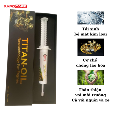 Phụ Gia Dầu Động Cơ Scatter Titan Oil Tái Sinh Bề Mặt Kim Loại Bên Trong Động Cơ Xe