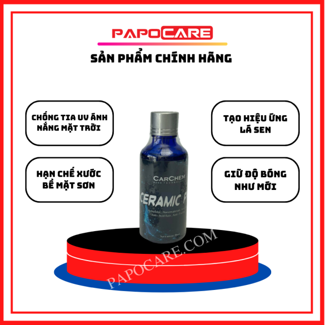 Ceramic Pro  Phủ Sơn Nhám Xe, Bảo Vệ Bề Mặt Sơn Xe Máy Ô Tô – PAPOCARE