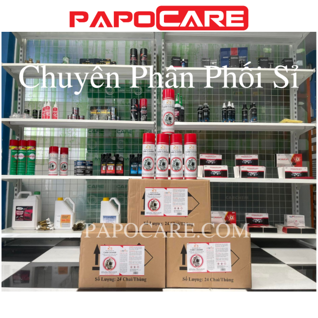 Chai Xịt Súc Bình Xăng Con, Vệ Sinh Họng Ga, Kim Phun, Nước Rửa Bộ Chế Hòa Khí Siêu Sạch R8 500ML Chính Hãng – PAPOCARE