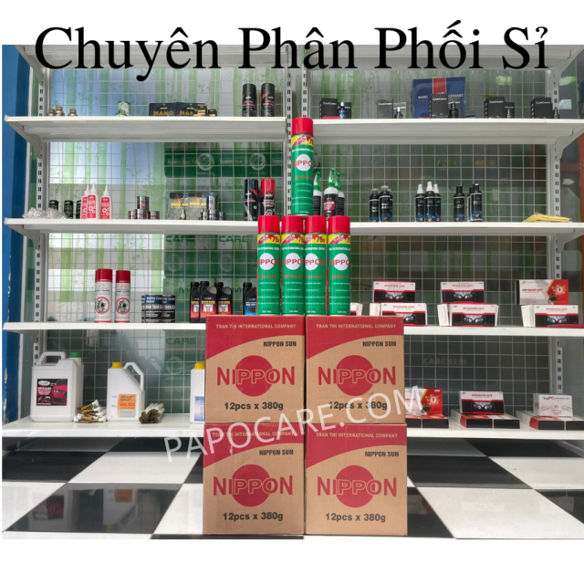 Chai Xịt Chống Rỉ Sét, Bôi Trơn Và Vệ Sinh Sên Xích Xe Máy NIPPON - PAPOCARE