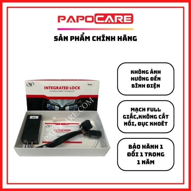 Mạch Tắt Đèn Pha VARIO INTEGRATED LOCK Full Giắc, Không Khoan Cắt, Không Đấu Dây - PAPOCARE