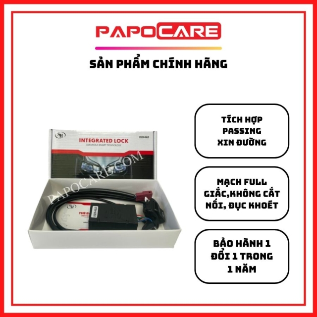 Công Tắc Passing SH, Mạch Tắt Đèn Pha VISION INTEGRATED LOCK Full Giắc, Không Khoan Cắt, Không Đấu Dây - PAPOCARE