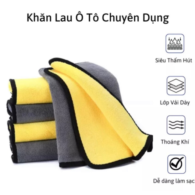 Khăn Lau Xe Máy Ô Tô Chuyên Dụng
