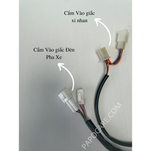 Mạch Tắt Đèn Pha MXKING INTEGRATED LOCK Full Giắc, Không Khoan Cắt, Không Đấu Dây - PAPOCARE