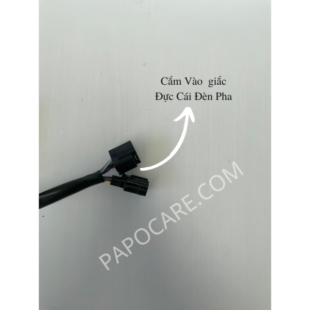 Mạch Tắt Đèn Pha VARIO INTEGRATED LOCK Full Giắc, Không Khoan Cắt, Không Đấu Dây - PAPOCARE