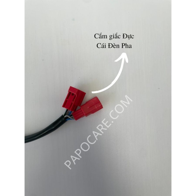 Mạch Tắt Đèn Pha SCOOPY INTEGRATED LOCK Full Giắc, Không Khoan Cắt, Không Đấu Dây - PAPOCARE