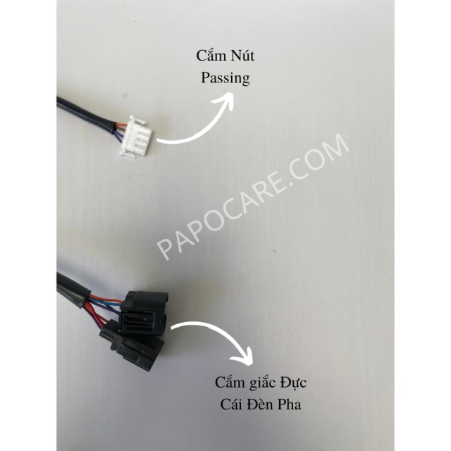 Công Tắc Passing SH, Mạch Tắt Đèn Pha SHi INTEGRATED LOCK Full Giắc, Không Khoan Cắt, Không Đấu Dây - PAPOCARE