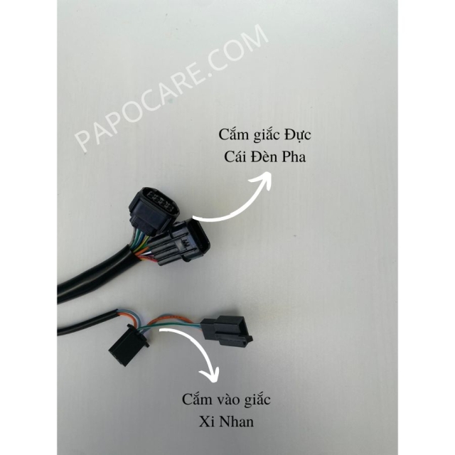 Mạch Tắt Đèn Pha SONIC INTEGRATED LOCK Full Giắc, Không Khoan Cắt, Không Đấu Dây - PAPOCARE