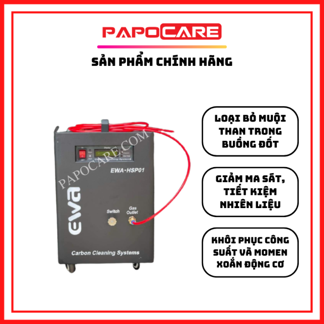 Máy Vệ Sinh Buồng Đốt Xe Máy EWA – HSP01  - PAPOCARE