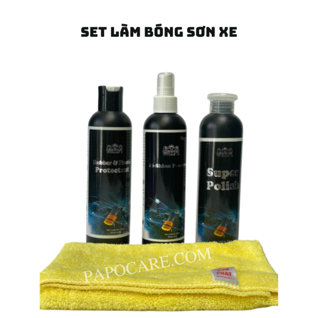 Chai Xịt Phục Hồi Nhựa Nhám, Nhựa Đen, Dưỡng Đen Dàn Nhám Rubber Plastic 250ml – PAPOCARE