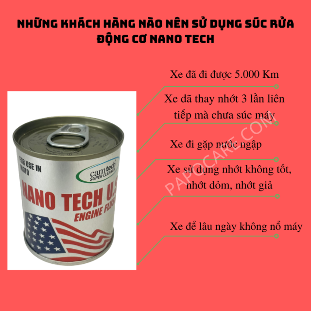 Súc Rửa Động Cơ Camtech Engine Flush 100ML – PAPOCARE